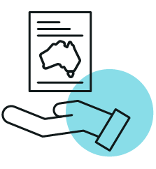 hand with document illustration
